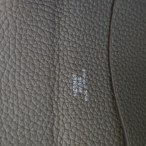 NWT Hermes Videpoches Shoulder Bag Etoupe Togo - New 2023 Design - Picture 7 of 11
